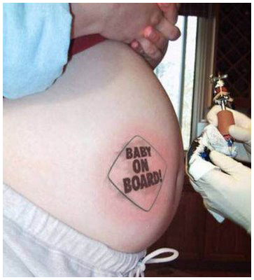 Сколь опасны татуаж и татуировки для организма беременной?
